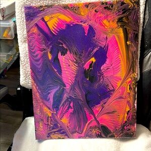 “THE PASSION “Vibrant Abstract Canvas Art